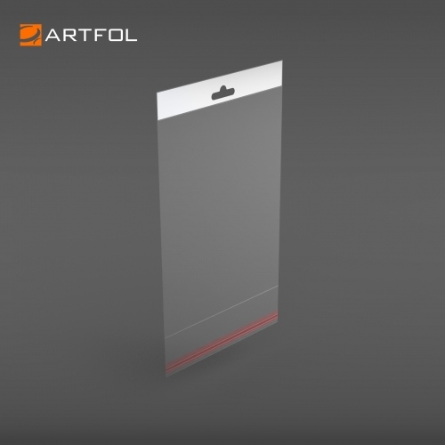 torebka z przegrzewem i eurodziurką z klapką i klejem